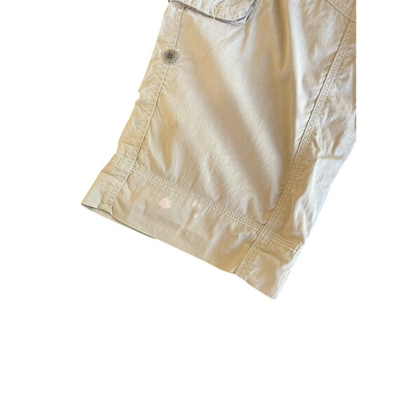 Kuhl Kontra Shorts Womens Khaki Size 6 Capri‎ Cargo Stretch Hiking Roll Up Hem - Picture 13 of 14